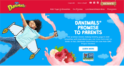 Desktop Screenshot of danimals.com